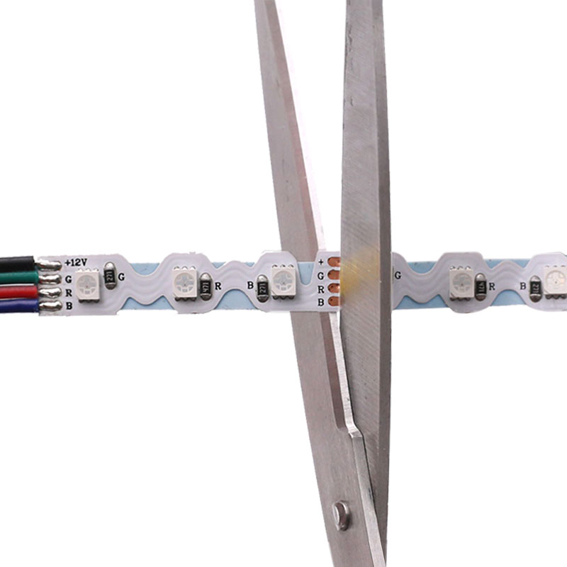 DC12V 7mm SMD2835 Cobra S Shape RGB LED Strip 90LEDs/m 16.4FT For Channel Lighting DC12V 7mm SMD2835 Cobra S Shape RGB LED Strip 90LEDs/m 16.4FT For Channel Lighting